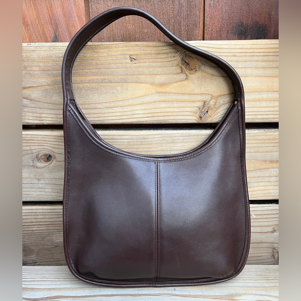 Vintage Coach Ergo Zip Bag 9025, mahogany, Large